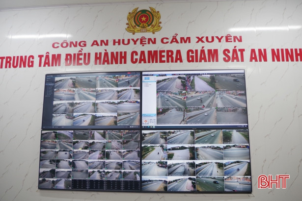 Cẩm Xuyên vận hành 45 “mắt thần” giám sát an ninh