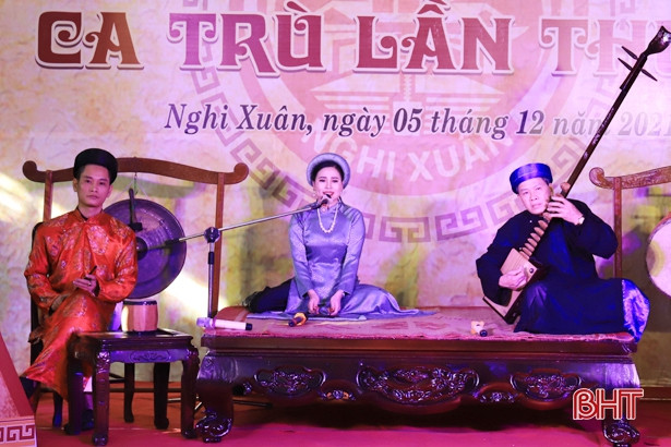 Khai mạc Liên hoan ca trù huyện Nghi Xuân lần thứ 3 năm 2021
