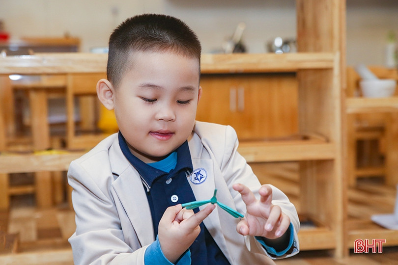 Phương pháp Montessori ở Trường Mầm non Trung Kiên - thúc đẩy tối đa tiềm năng của trẻ