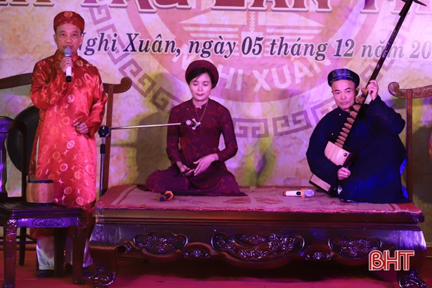 Khai mạc Liên hoan ca trù huyện Nghi Xuân lần thứ 3 năm 2021
