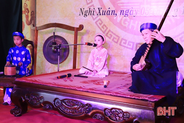 Khai mạc Liên hoan ca trù huyện Nghi Xuân lần thứ 3 năm 2021