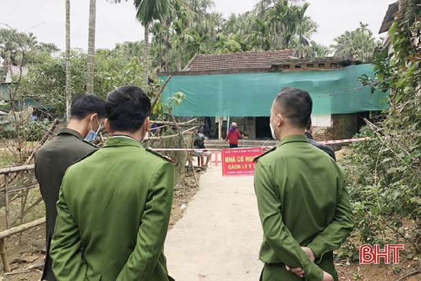 Thạch Hà phong tỏa tạm thời một vùng của xã Tân Lâm Hương