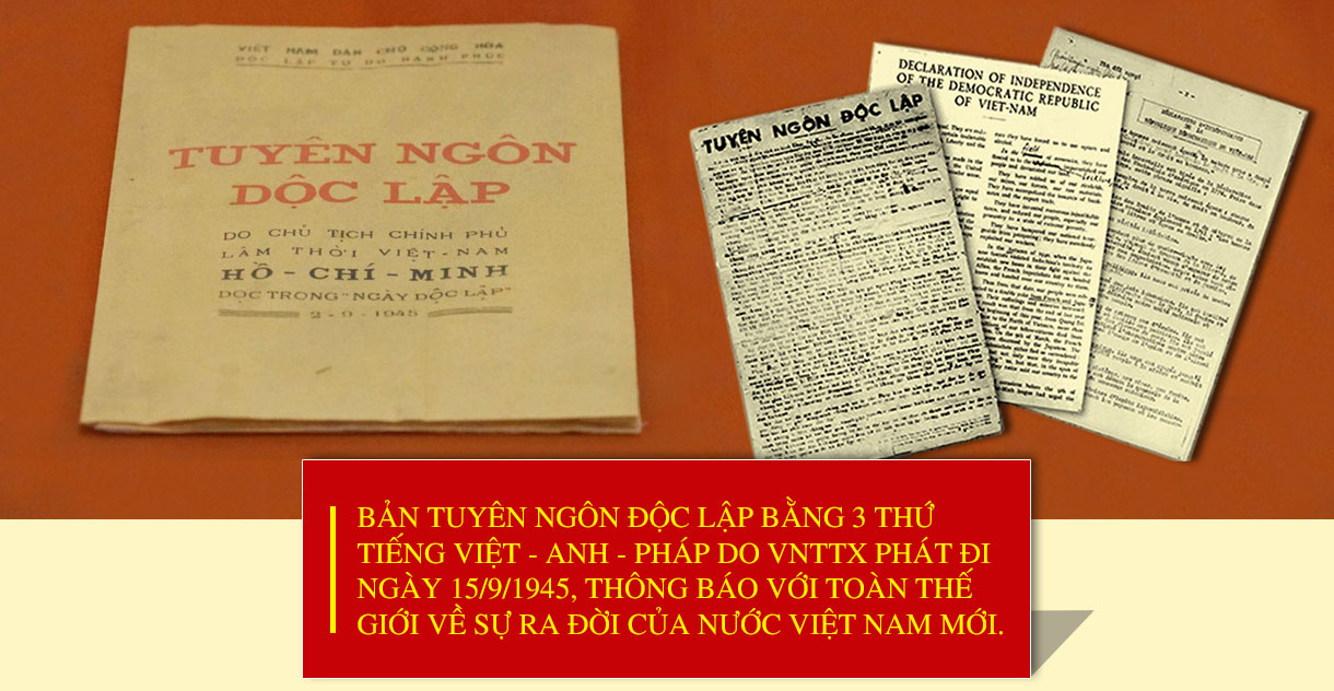 Giá trị dân tộc và thời đại trong bản Tuyên ngôn Độc lập ngày 2/9/1945