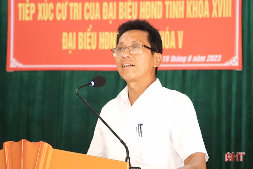 Cử tri Vũ Quang kiến nghị nhiều nội dung liên quan đến lĩnh vực đất đai