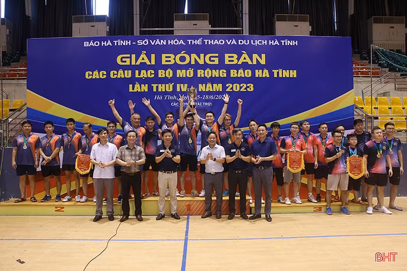 Dấu ấn đẹp về Giải Bóng bàn Báo Hà Tĩnh năm 2023