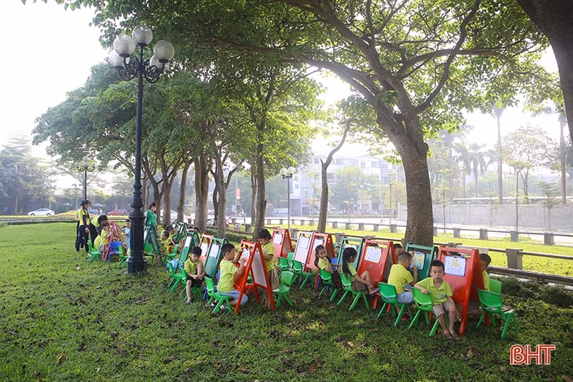 Mầm non Trí Đức: Mang tới trải nghiệm mới cho trẻ từ môi trường thực tế