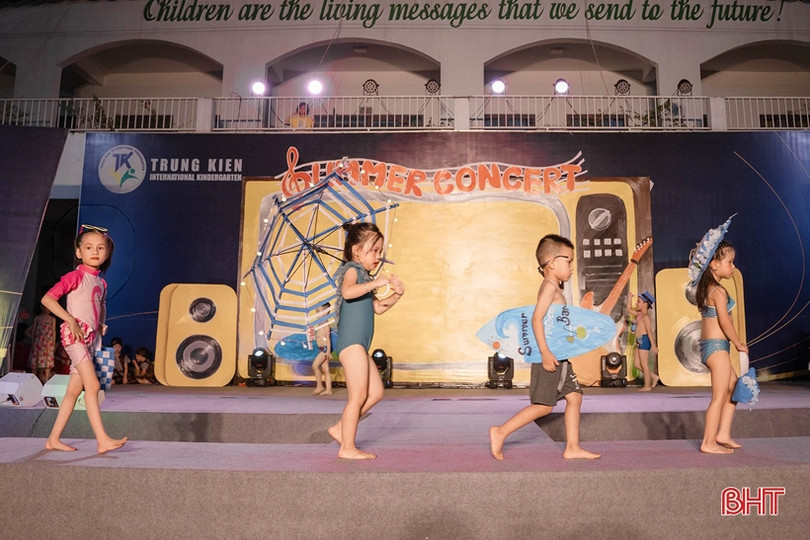 Học sinh Trường Mầm non Trung Kiên chào hè với “Summer Concert”