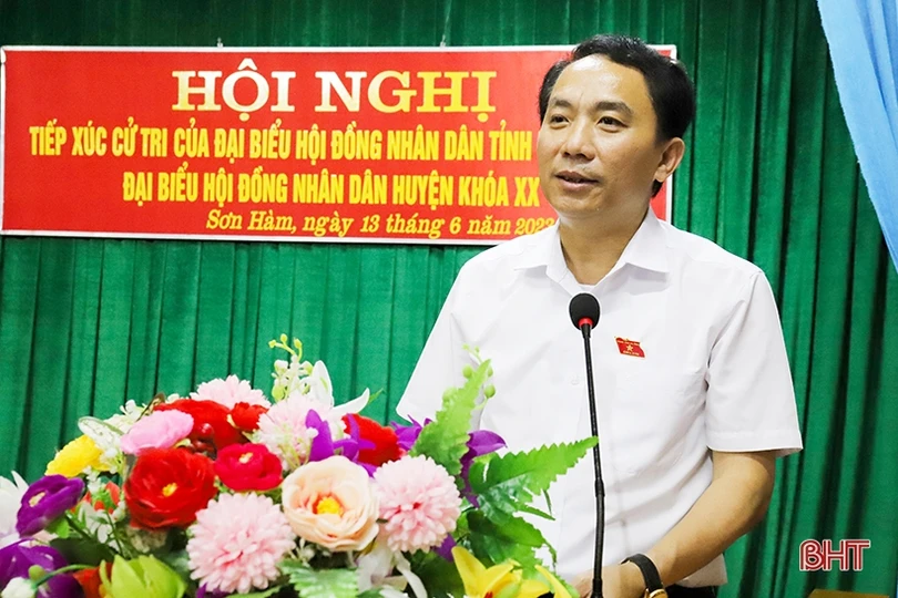 Cử tri Hương Sơn, TX Kỳ Anh kiến nghị giải quyết các vấn đề tồn đọng tại địa phương