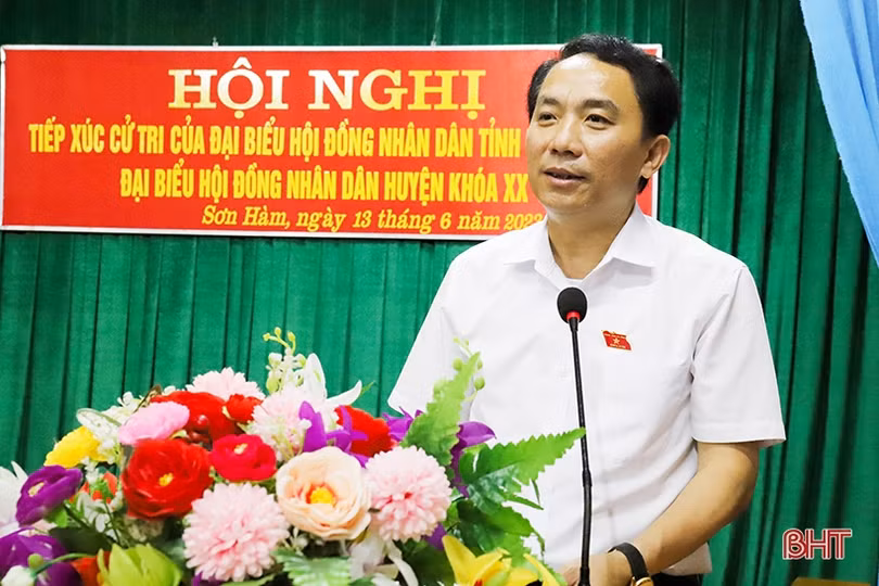 Cử tri Hương Sơn, TX Kỳ Anh kiến nghị giải quyết các vấn đề tồn đọng tại địa phương