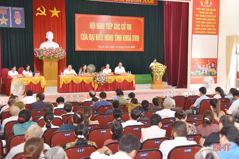 Cử tri các địa phương Hà Tĩnh kiến nghị nhiều vấn đề bức thiết từ cơ sở