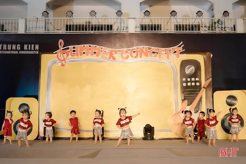 Học sinh Trường Mầm non Trung Kiên chào hè với “Summer Concert”