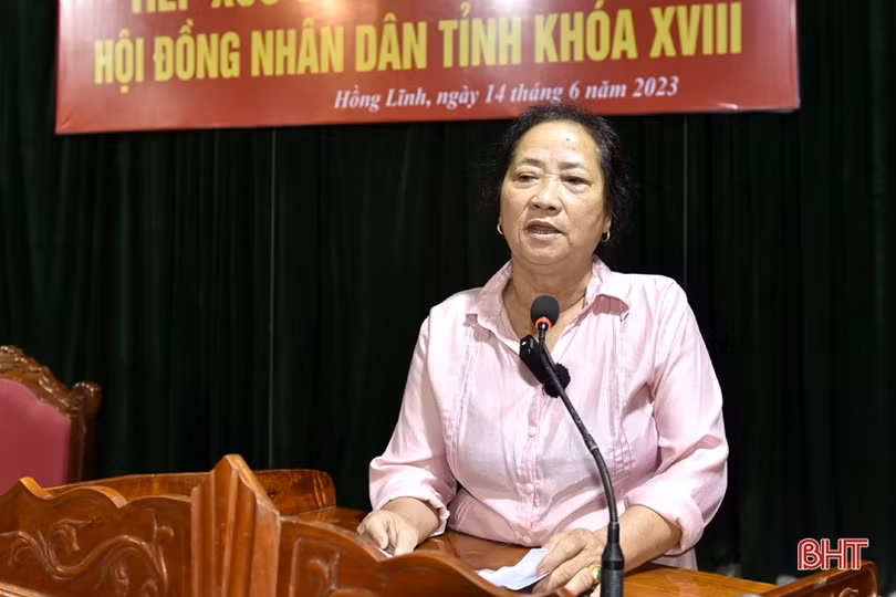 Cử tri các địa phương Hà Tĩnh kiến nghị nhiều vấn đề bức thiết từ cơ sở