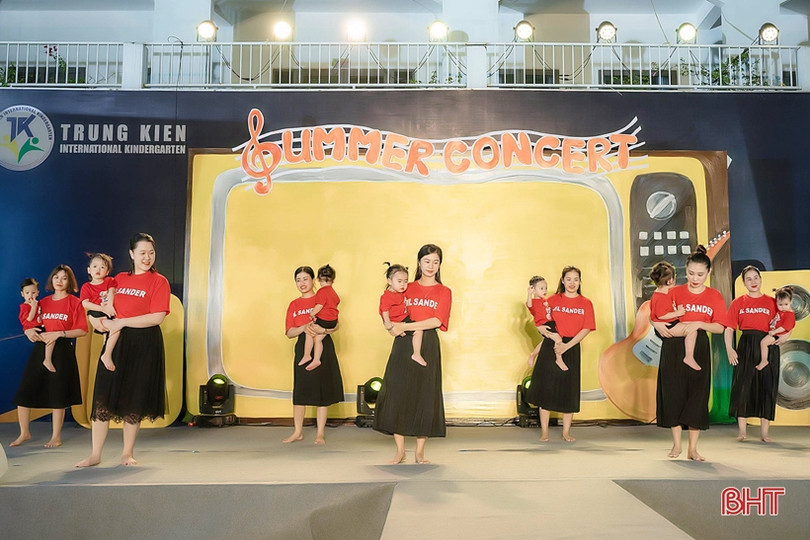 Học sinh Trường Mầm non Trung Kiên chào hè với “Summer Concert”