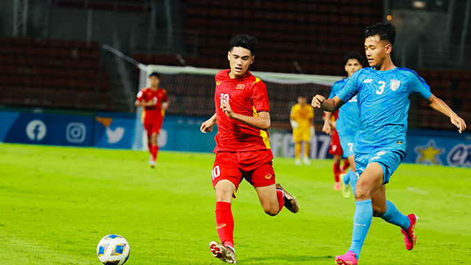 U17 Việt Nam hòa đáng tiếc trước U17 Ấn Độ