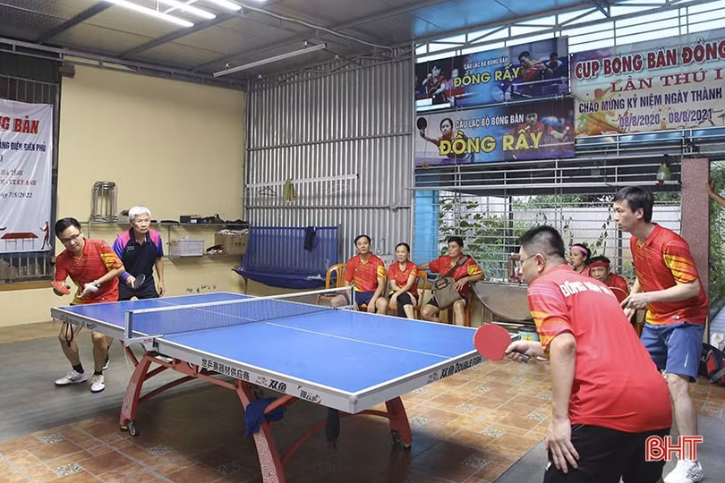 Vận động viên háo hức chờ ngày tranh tài Giải Bóng bàn các CLB mở rộng Báo Hà Tĩnh