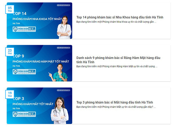 Tra cứu phòng khám bác sĩ uy tín tốt nhất tại Hà Tĩnh với phongkhambacsi.vn ảnh 2 Tra cứu phòng khám bác sĩ uy tín tốt nhất tại Hà Tĩnh với phongkhambacsi.vn