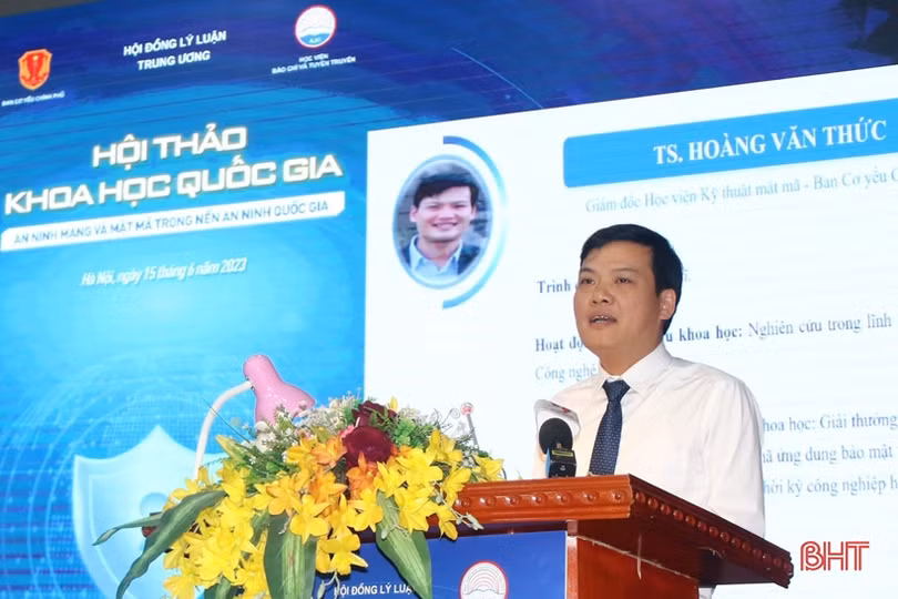Hội thảo khoa học “An ninh mạng và Mật mã trong nền an ninh quốc gia”