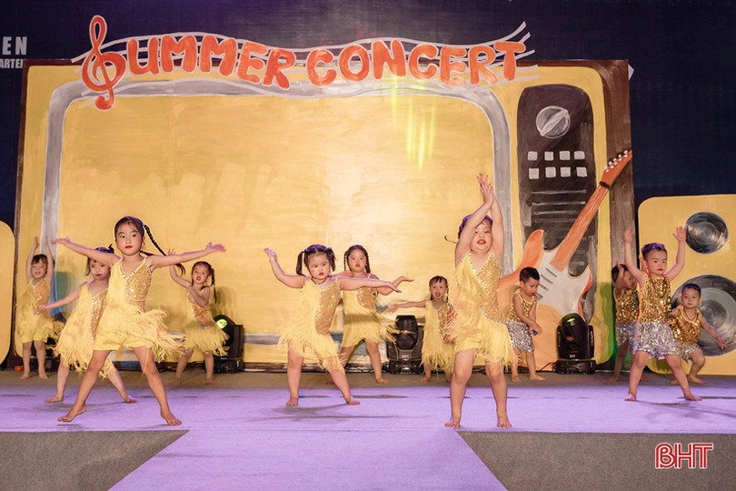 Học sinh Trường Mầm non Trung Kiên chào hè với “Summer Concert”