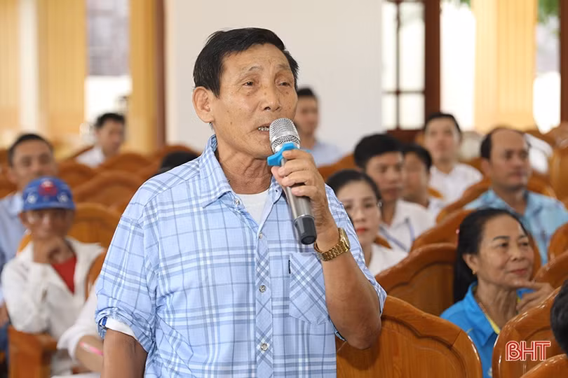 Cử tri Hương Sơn, TX Kỳ Anh kiến nghị giải quyết các vấn đề tồn đọng tại địa phương