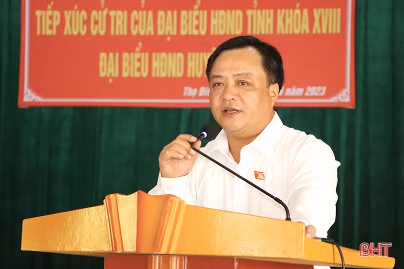 Cử tri Vũ Quang kiến nghị nhiều nội dung liên quan đến lĩnh vực đất đai