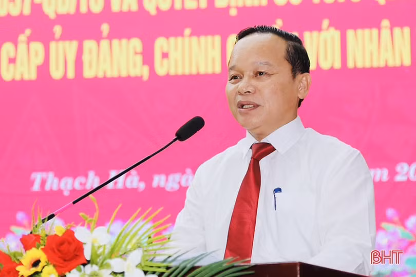 Cán bộ chủ chốt ở Thạch Hà xây dựng chương trình học và làm theo Bác gắn với nhiệm vụ được giao