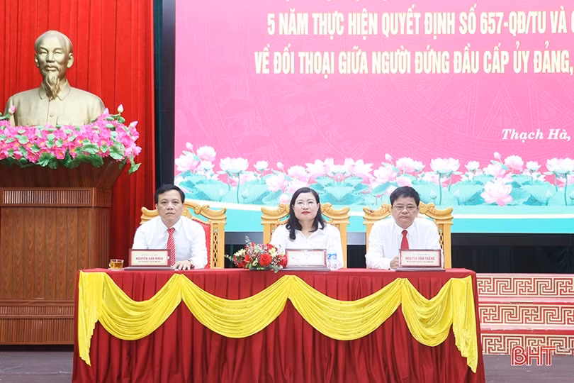 Cán bộ chủ chốt ở Thạch Hà xây dựng chương trình học và làm theo Bác gắn với nhiệm vụ được giao