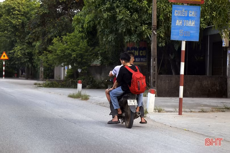 Gia tăng tình trạng học sinh vi phạm Luật Giao thông trong dịp hè ở Hà Tĩnh