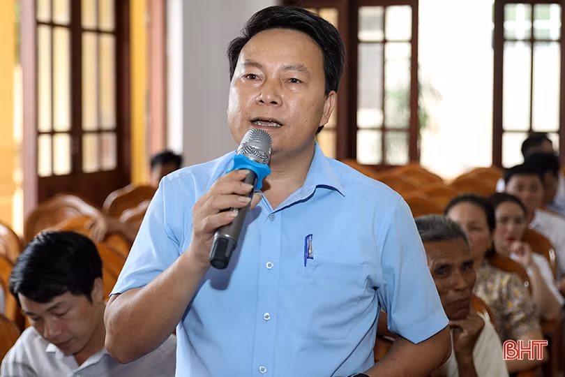 Cử tri Hương Sơn, TX Kỳ Anh kiến nghị giải quyết các vấn đề tồn đọng tại địa phương