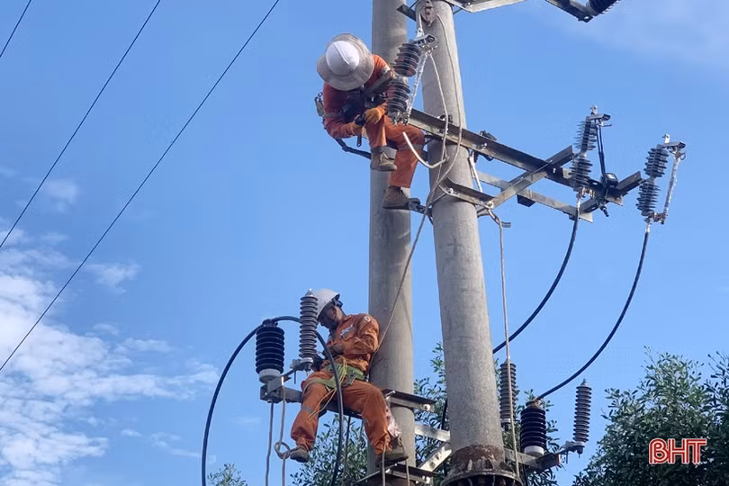Hôm nay, cắt điện tại nhiều xã thuộc 10 địa phương ở Hà Tĩnh