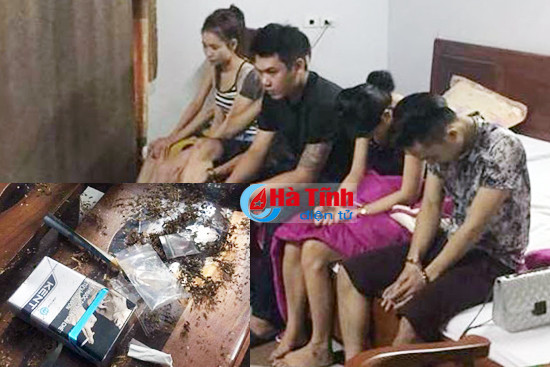 bat 7 nam thanh nu tu ma tuy trong khach san