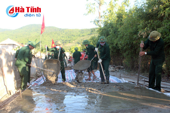 bdbp ha tinh ho tro xa ky nam xay dung nong thon moi