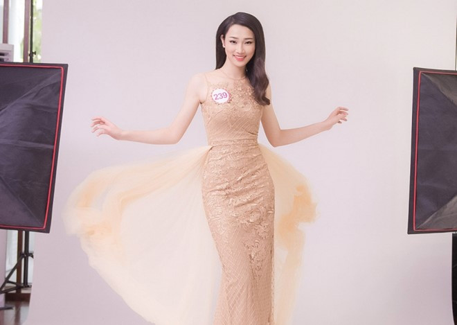 hau truong chup bikini cua top hoa hau viet nam mien bac