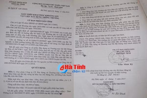mo da uy hiep mo ma neu anh huong doanh nghiep phai boi thuong