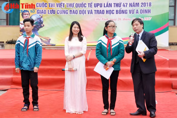 ha tinh phat dong cuoc thi viet thu quoc te upu lan thu 47