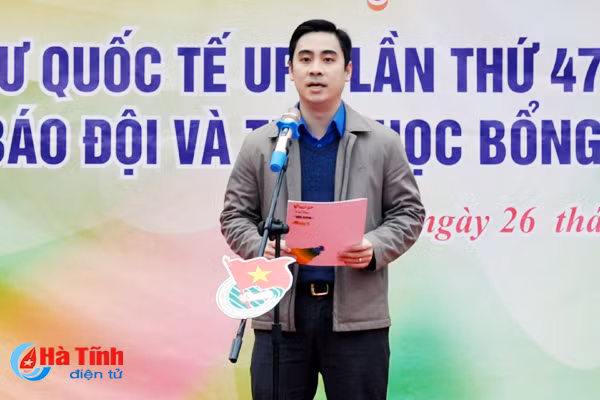 ha tinh phat dong cuoc thi viet thu quoc te upu lan thu 47
