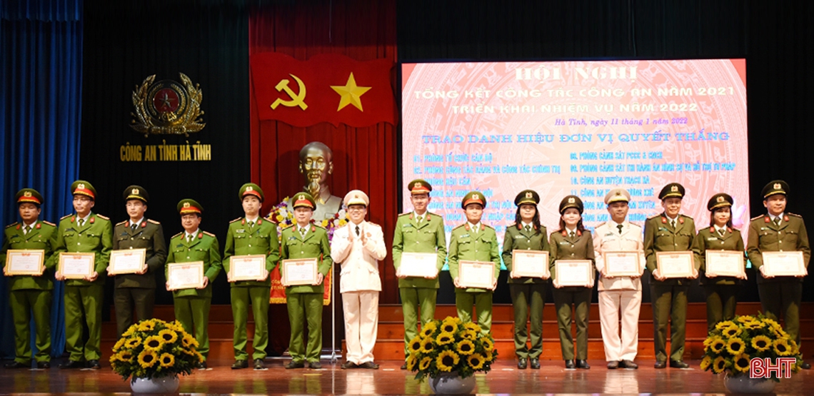 Công an Hà Tĩnh nỗ lực thực hiện tốt phong trào thi đua “Vì an ninh Tổ quốc”