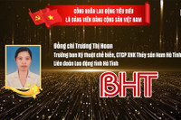 Nữ công nhân Hà Tĩnh được vinh danh đảng viên tiêu biểu toàn quốc