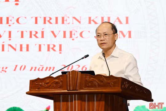 Làm thực chất, đúng phương pháp để Hà Tĩnh có bộ dữ liệu chuẩn và phương án biên chế phù hợp
