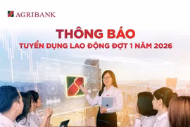 Agribank Chi nhánh Hà Tĩnh II tuyển dụng lao động đợt 1 năm 2026