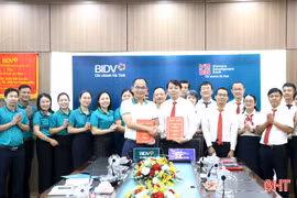 BIDV và VDB Hà Tĩnh ký kết hợp tác, mở rộng hệ sinh thái dịch vụ tài chính