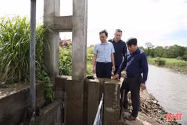 Giữ an toàn “cửa thoát lũ” của đô thị trung tâm Hà Tĩnh