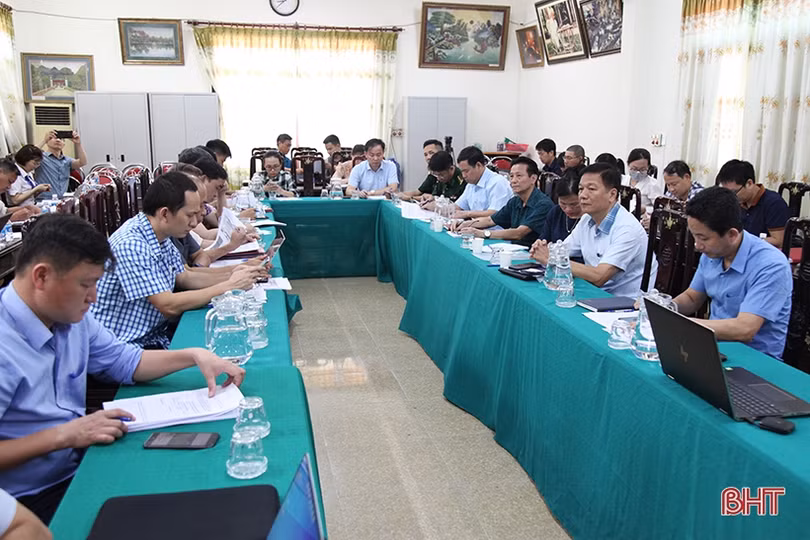 Hoàn thiện dự thảo báo cáo kế hoạch hành động ứng phó với biến đổi khí hậu ở Hà Tĩnh