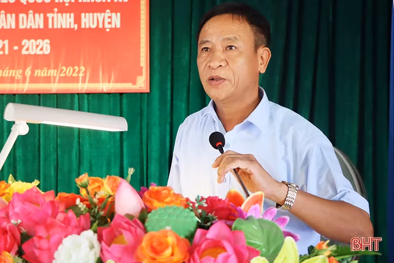 Cử tri kiến nghị sớm phê duyệt đề án nước sạch cho các xã phía Nam Cẩm Xuyên