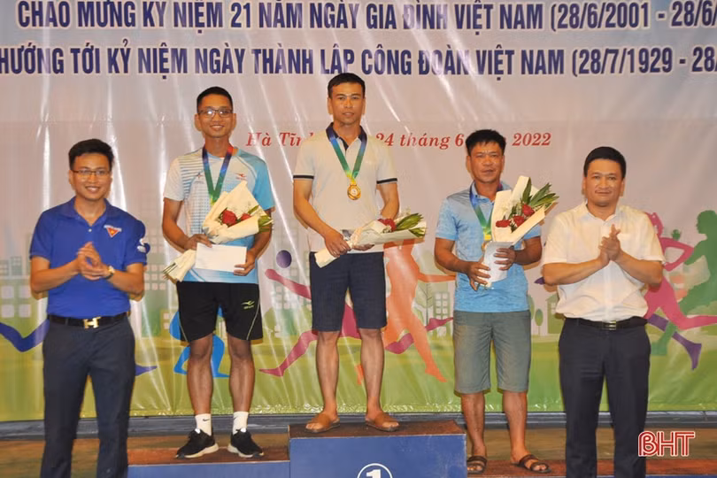 230 VĐV thi tài giải thể thao Công ty Điện lực Hà Tĩnh