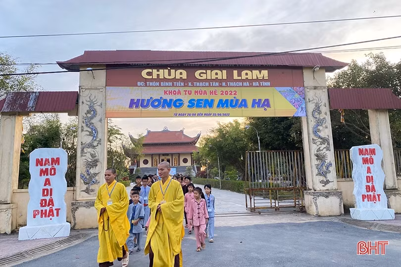 “Ươm mầm thiện hạnh” cho trẻ em Hà Tĩnh từ khóa tu mùa hè