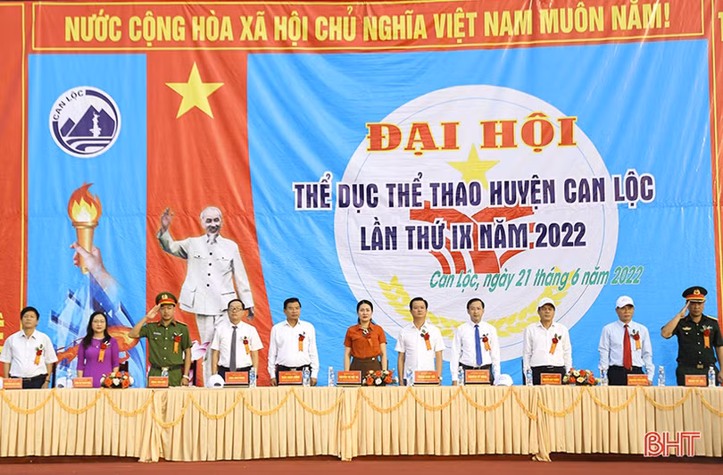 Khai mạc Đại hội TDTT huyện Can Lộc lần thứ IX năm 2022