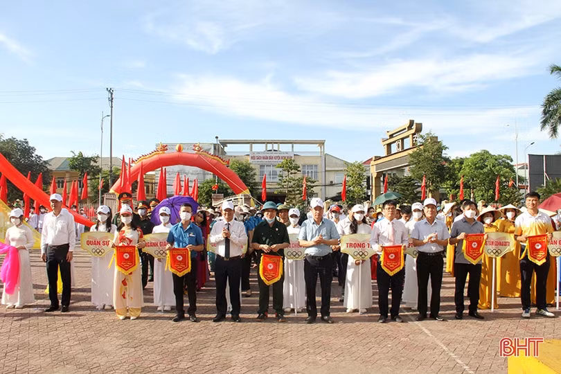 Khai mạc Đại hội Thể dục thể thao huyện Nghi Xuân lần thứ IX