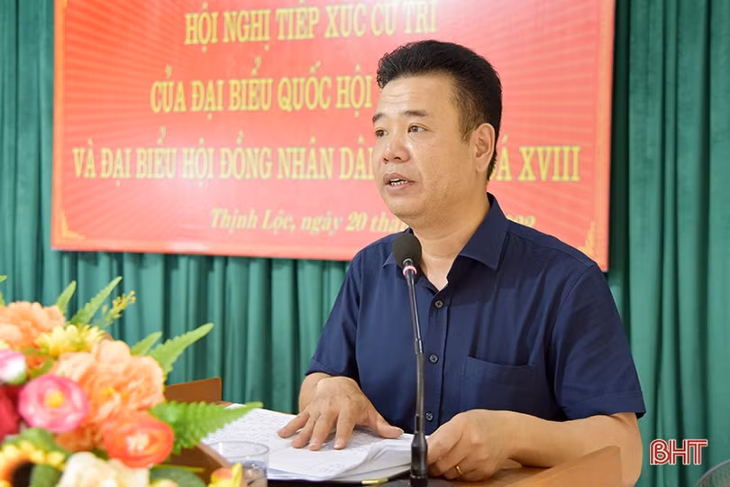 Cử tri Lộc Hà đề nghị có chính sách hỗ trợ phát triển sản xuất linh hoạt, hiệu quả