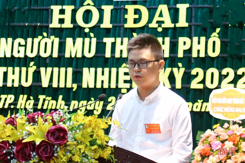 Hội viên người mù TP Hà Tĩnh không ngừng vươn lên, hòa nhập cộng đồng