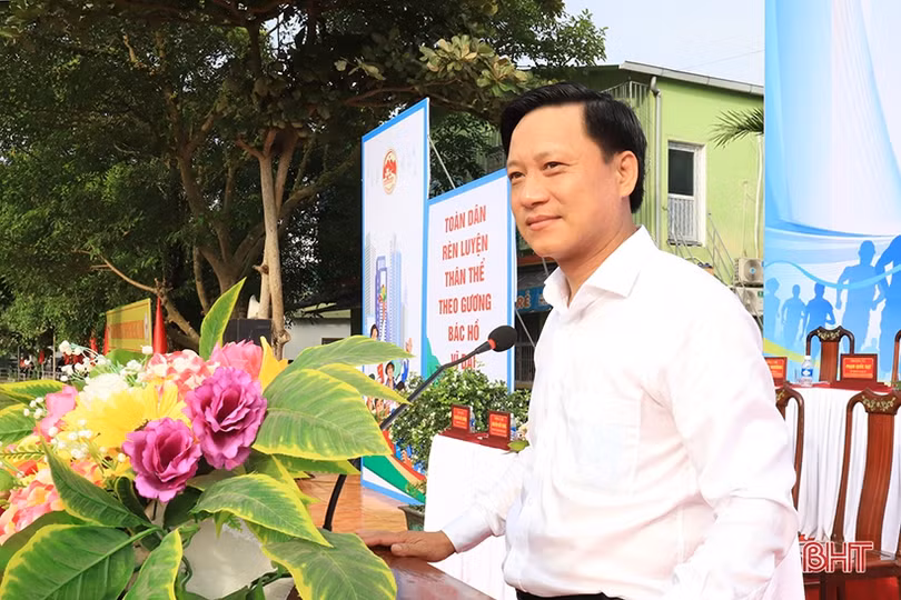 Gần 600 VĐV tranh tài Đại hội TDTT huyện Hương Sơn lần thứ VI